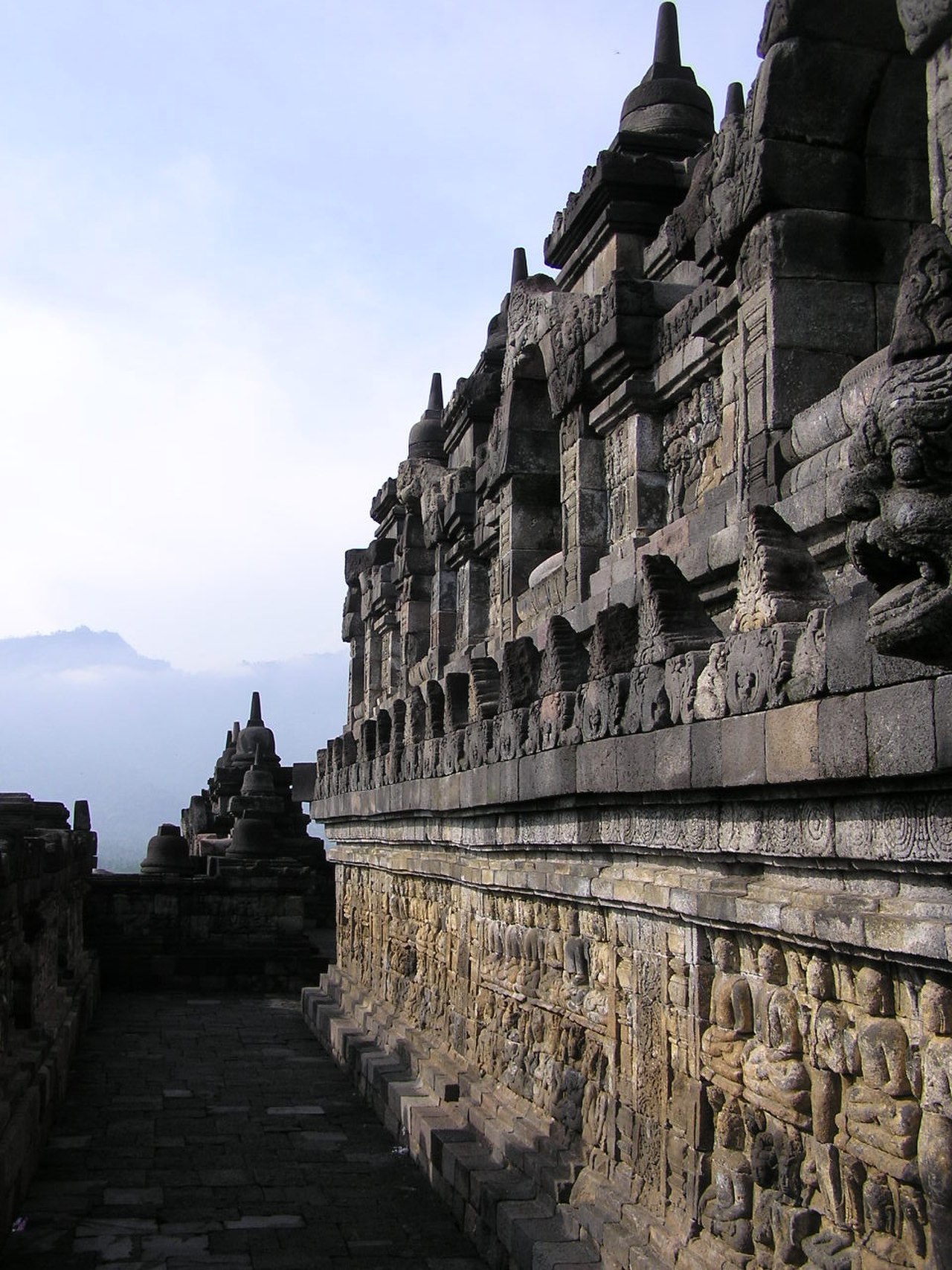 Borobudur Narrative Relief Panel, Java, Indonesia