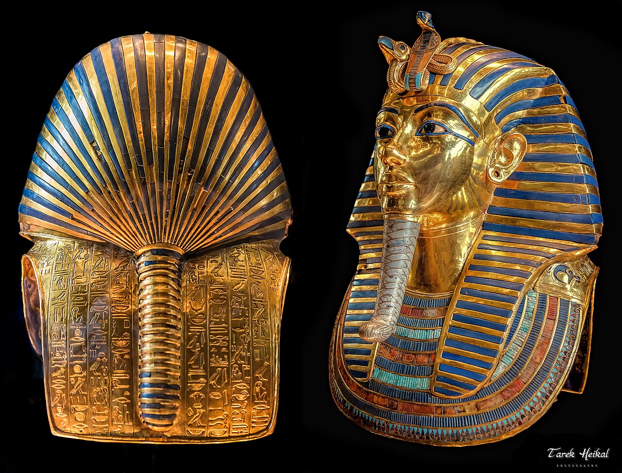 Tutankhamun's Death Mask, Cairo, c. 1323 BC