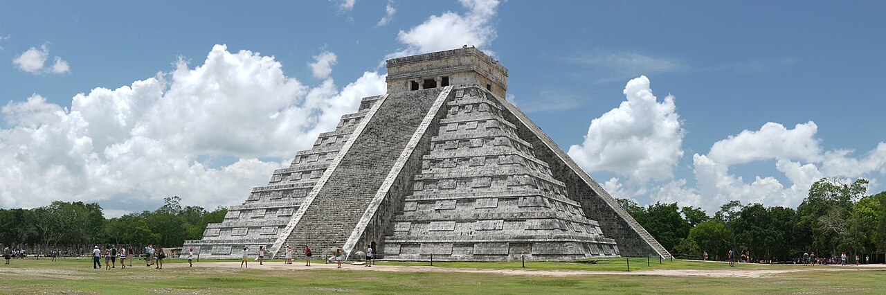 El Castillo Panorama, Chichen Itza, c. 1000 AD