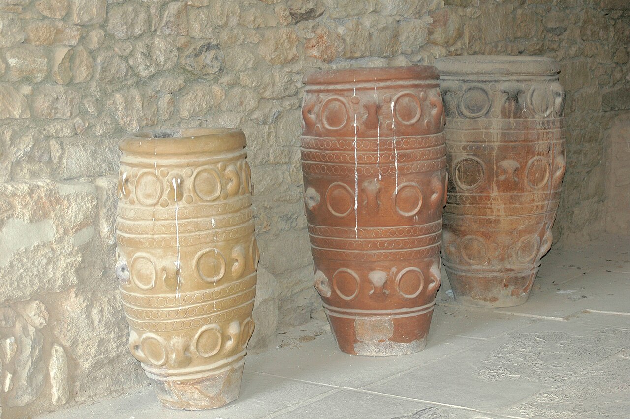 Jarras de almacenamiento de Cnosos