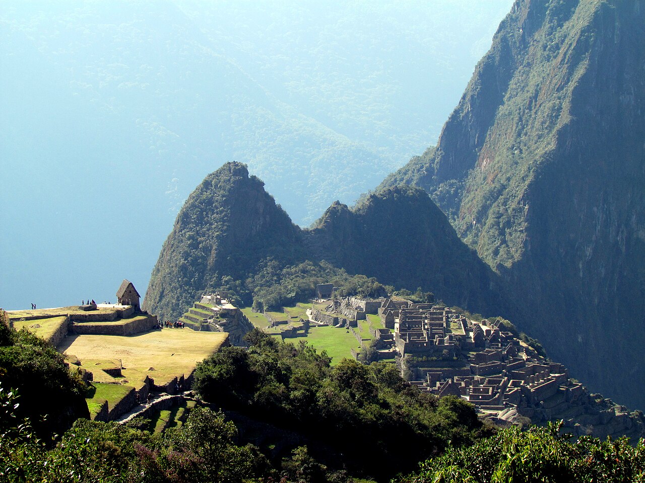 184 View from Inca Trail to Sun Gate Machu Picchu Peru 2447