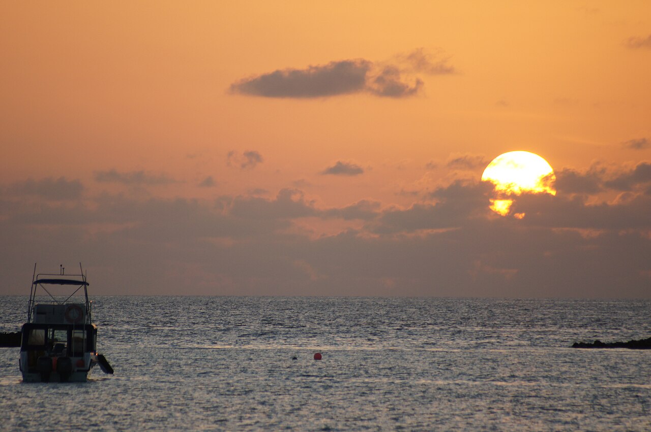 Maldives sunset