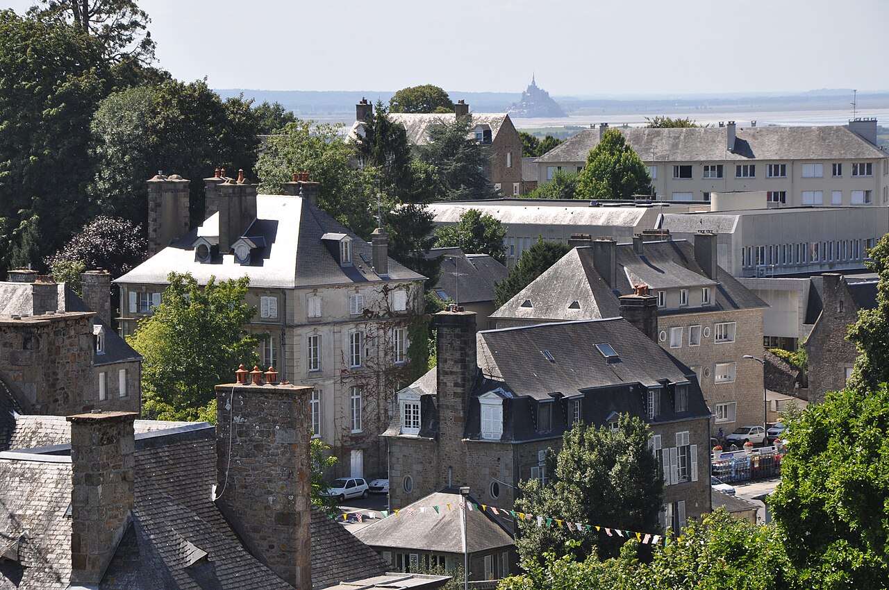 Mont Saint-Michel Panorama, Normandy, France