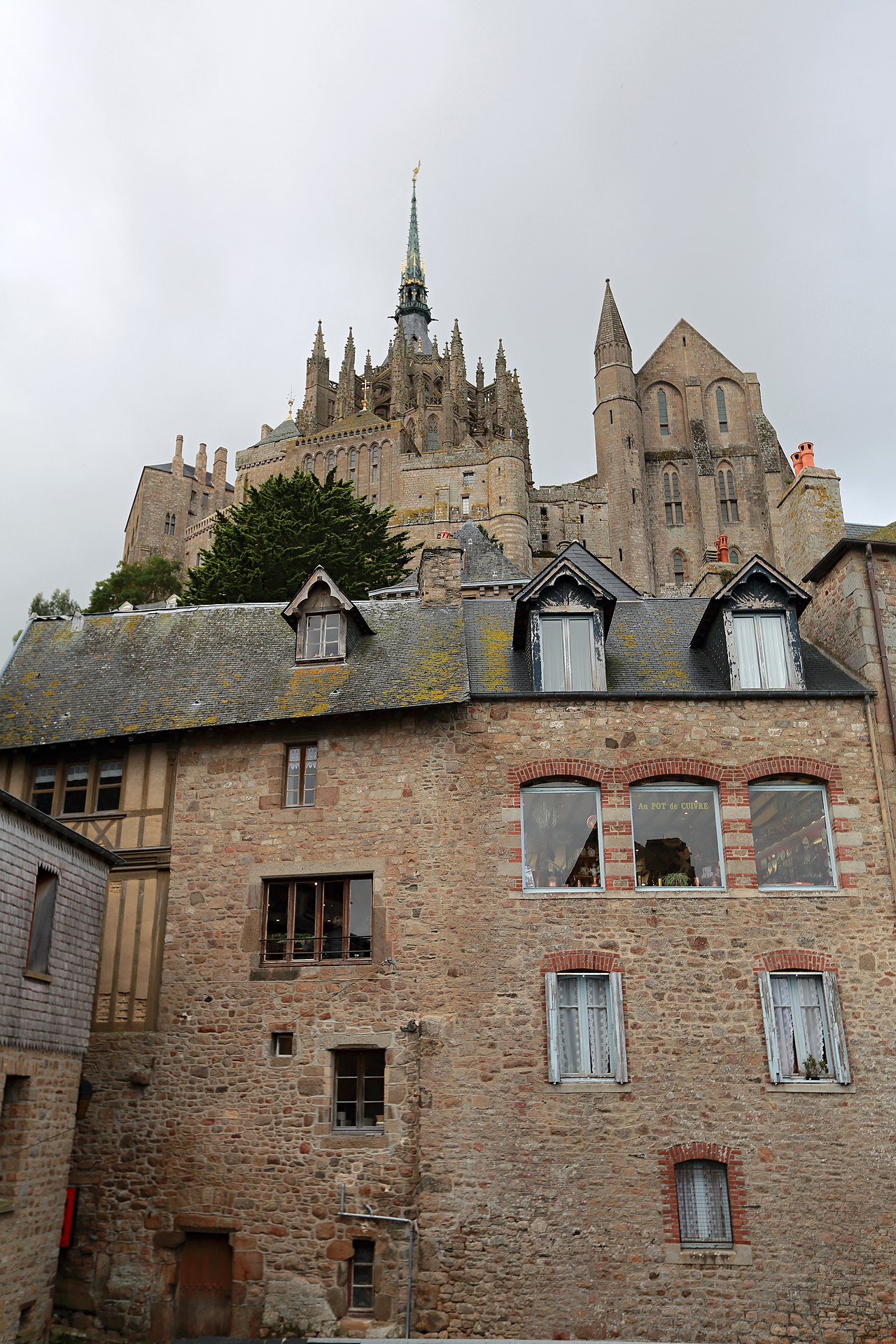 Pilgrim Causeway to Mont Saint-Michel, Normandy, France